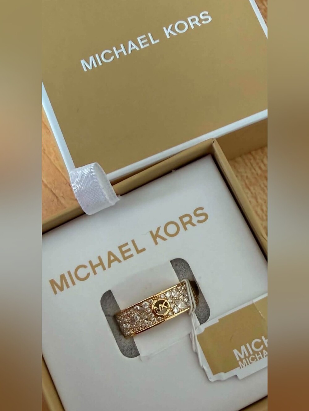 Michael Kors Gold Brilliance Ring